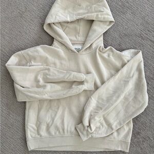 Abercrombie soft AF cream hoodie